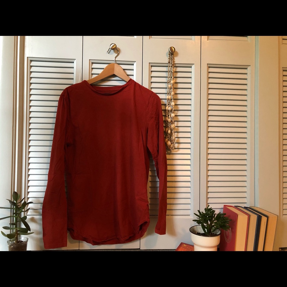 Burnt Orange Long Sleeve Tee
